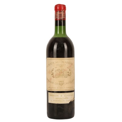 Lot 70 - Chateau Margaux 1962 - 1 bottle