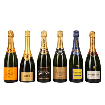 Lot 55 - Mixed Case of Champagne - 6 bottles