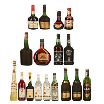 Lot 348 - Mixed Spirits and Liqueurs - 17 bottles