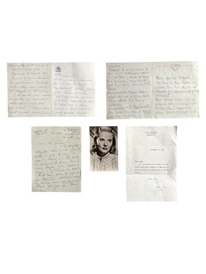 Lot 75 - Autograph Collection.- Actresses