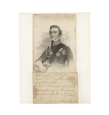 Lot 547 - Wellington (Arthur Wellesley, Duke of)