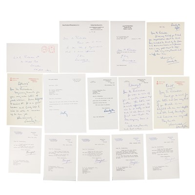 Lot 95 - Autograph Collections.- Members of the Royal Household