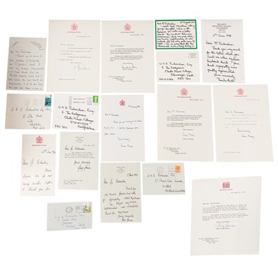 Lot 95 - Autograph Collections.- Members of the Royal Household