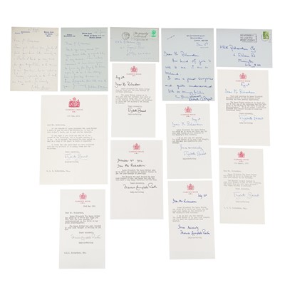 Lot 95 - Autograph Collections.- Members of the Royal Household