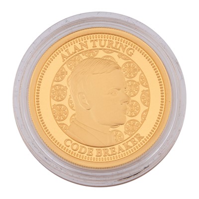 Lot 452 - A Charles III - Alan Turing - Full Proof Sovereign Coin