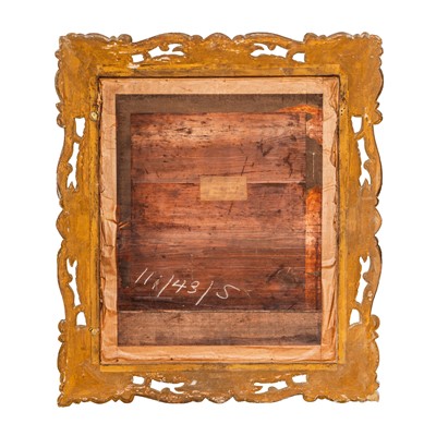 Lot 77 - A giltwood and gesso wall mirror, second half of the 19th century