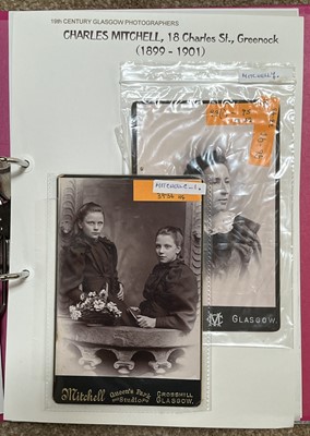 Lot 102 - Glasgow Photographers & Studios from the 19th Century. An Important Archive Plus 250 Cabinet Cards.