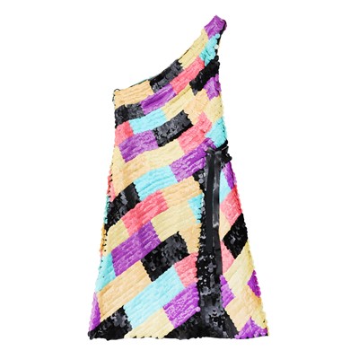 Lot 26 - Chanel Multi Colour Sequin Cocktail Dress