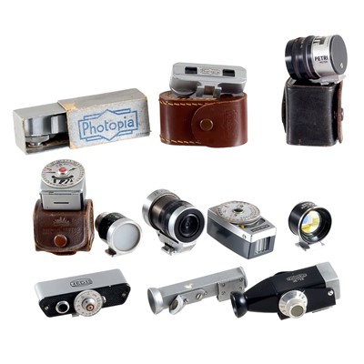 Lot 370 - Viewfinder & Rangefinder Group for 35mm Cameras.
