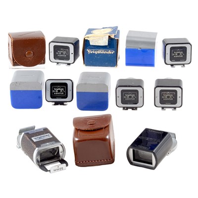 Lot 379 - Voigtlander Kontur & Turnit Camera Viewfinders.
