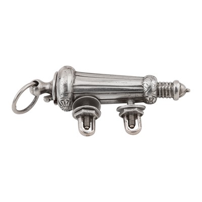 Lot 561 - A Victorian unmarked silver pull-out Beaufort whistle, circa 1850