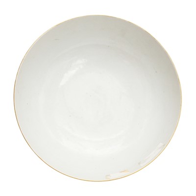 Lot 61 - A Chinese export famille-rose ‘rooster’ punch bowl, Qing dynasty, Yongzheng period