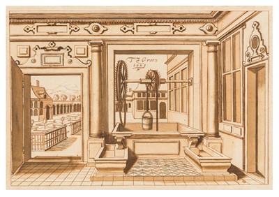 Lot 39 - T F Groon, (Northern European, mid-late 17th century), after Vredeman de Vries (1527-1604/23)
