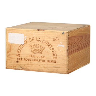 Lot 82 - Château Pichon-Longueville, 2eme Crus, Comtesse de Lalande 'Reserve de la Comtesse', 1997 - 12 bottles