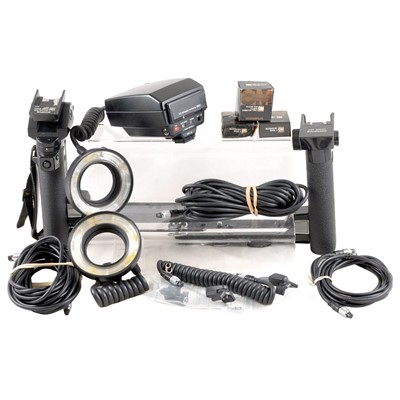 Lot 341 - Olympus OM Macro Ring Flash Units & Accessories.