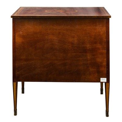 Lot 297 - A Theodore Alexander marquetry inlaid commode chest