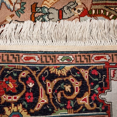 Lot 13 - A similar pair of fine Tabriz rugs, north-west Persia