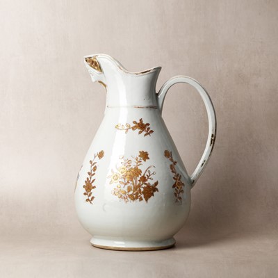 Lot 46 - A Chinese export armorial pitcher for the Spanish market, Qing dynasty, Qianlong period, circa 1770