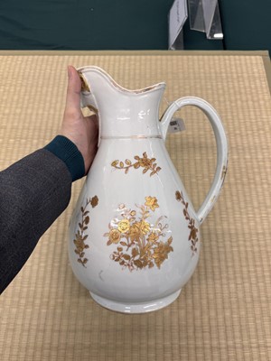 Lot 46 - A Chinese export armorial pitcher for the Spanish market, Qing dynasty, Qianlong period, circa 1770