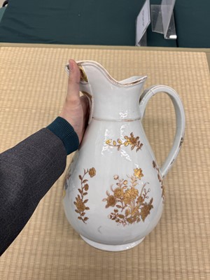 Lot 46 - A Chinese export armorial pitcher for the Spanish market, Qing dynasty, Qianlong period, circa 1770