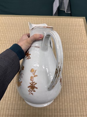 Lot 46 - A Chinese export armorial pitcher for the Spanish market, Qing dynasty, Qianlong period, circa 1770