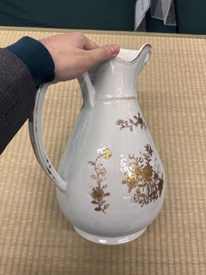 Lot 46 - A Chinese export armorial pitcher for the Spanish market, Qing dynasty, Qianlong period, circa 1770