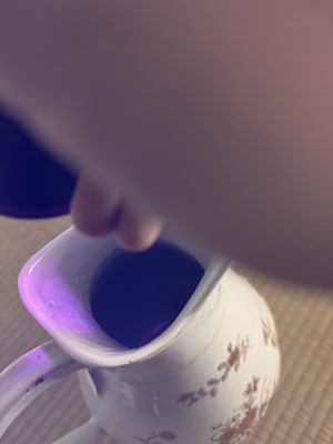 Lot 46 - A Chinese export armorial pitcher for the Spanish market, Qing dynasty, Qianlong period, circa 1770