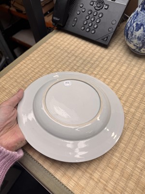 Lot 47 - A Chinese export armorial dish with the arms of Bistrate and Proli, Qing dynasty, Qianlong period