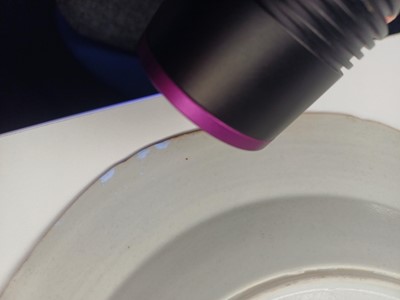 Lot 50 - A rare Chinese export armorial 'Ker-Martin' dish, Qing dynasty, Qianlong period, circa 1790