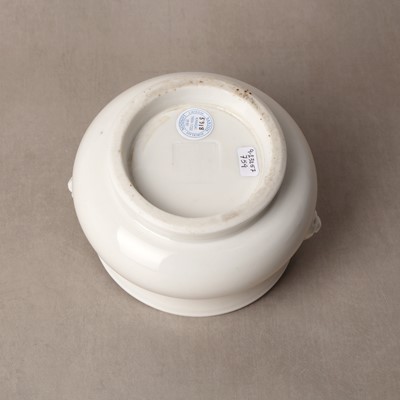 Lot 28 - A Chinese Dehua bombe censer, Qing dynasty, Kangxi period