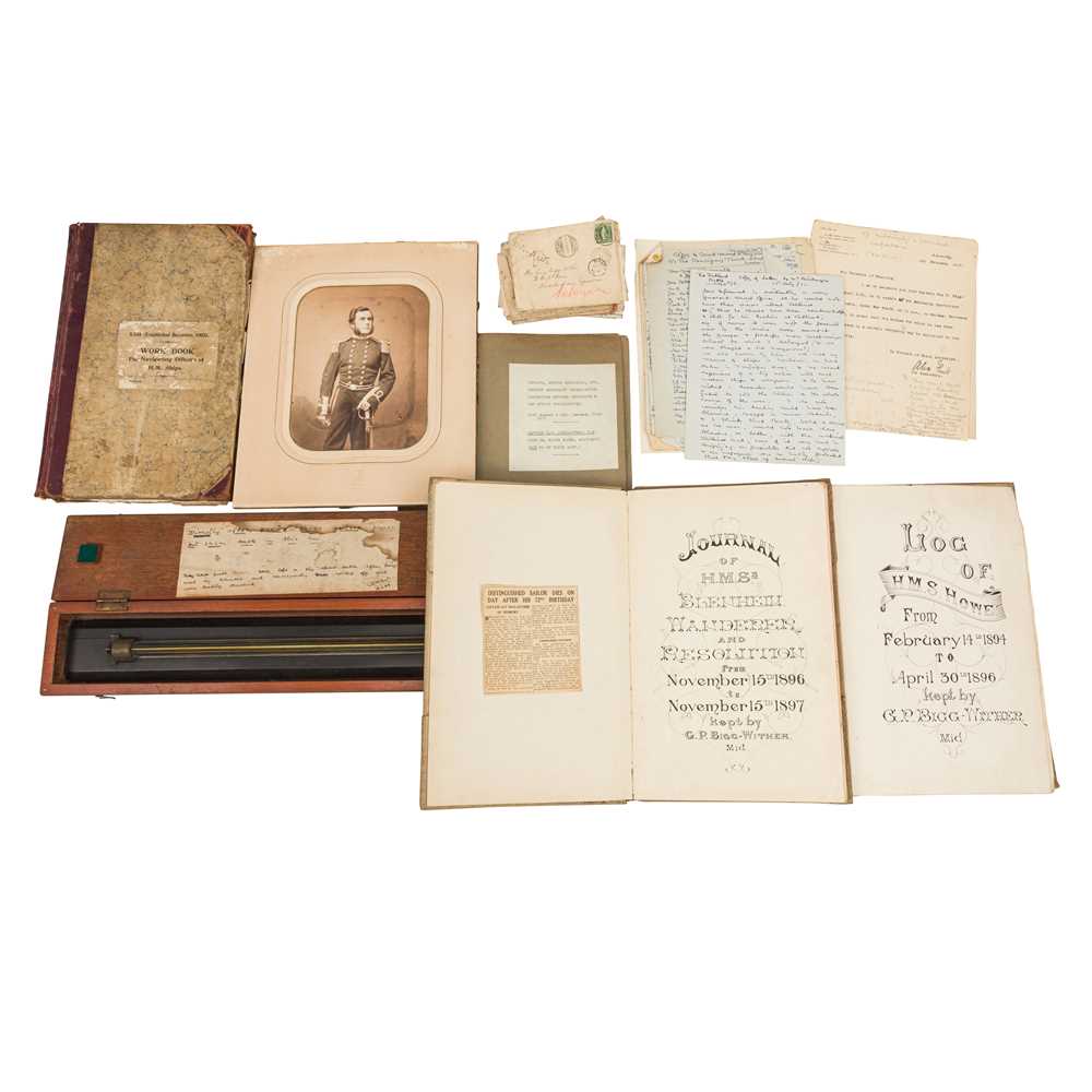 Lot 212 - Captain Guy Plantagenet Bigg-Wither R.N., an interesting archive relating to his Royal Navy career
