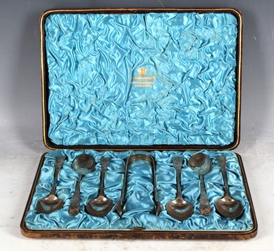 Lot 296 - A cased set of six late Victorian Scottish...