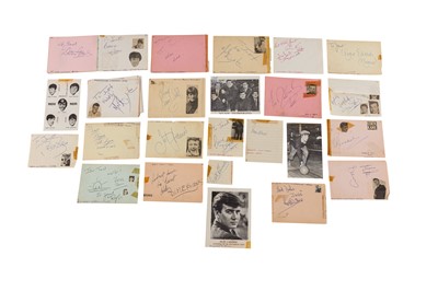 Lot 321 - Autograph Collection.- Pop Music, 1960s