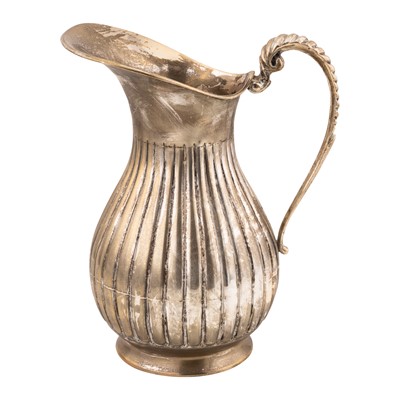 Lot 596 - A late 20th century Greek sterling silver water jug or pitcher