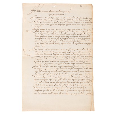 Lot 560 - Charles IX, King of France