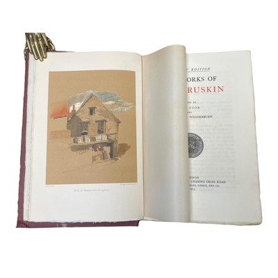 Lot 149 - The Works of John Ruskin, Library Edition, 39 volumes, 1903-12