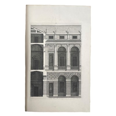 Lot 10 - Palladio (Andrea) & Leoni (Giacomo) The Architecture of A. Palladio, second book, 1715