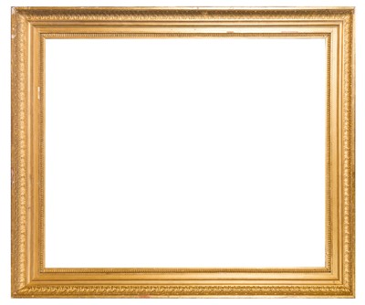 Lot 307 - Monumental French early 19th Century carved and composition frame