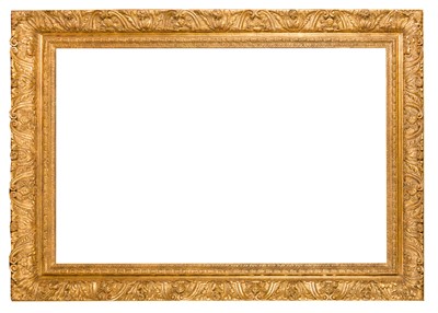 Lot 308 - Monumental 18th Century French carved and gilded frame