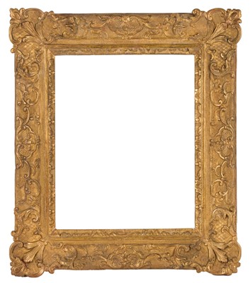 Lot 284 - Louis XIV carved and gilded frame