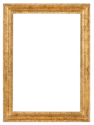 Lot 302 - French 19th Century Styke Harpigny gilded lime wood on a pine base frame