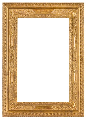 Lot 271 - Lely style carved and gilded lime wood on a pine base frame