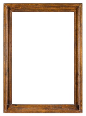 Lot 274 - 17th Century Dutch style patinated pear wood hollow frame