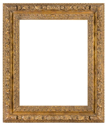 Lot 305 - Louis XIII style boldly carved and gilded frame