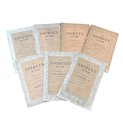 Lot 219 - Apollinaire Les Soirées de Paris, 1914