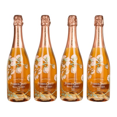 Lot 44 - Perrier Jouet Belle Epoque Rose 2006 - 4 bottles