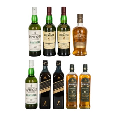Lot 318 - Mixed Whisky - 9 bottles
