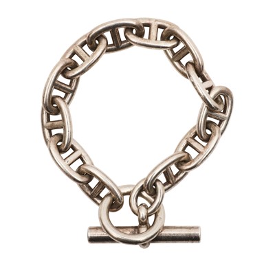 Lot 237 - Hermes Silver Chaine d'Ancre Bracelet