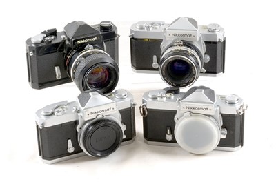 Lot 268 - Nikon Nikkormat Cameras for Spares or Repair.