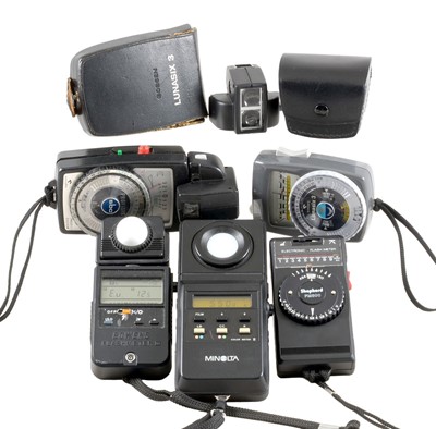 Lot 373 - Gossen & Other Spot & Flash Exposure Meters.